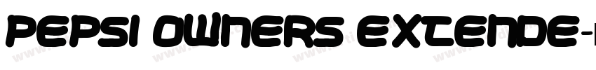 Pepsi Owners Extende字体转换